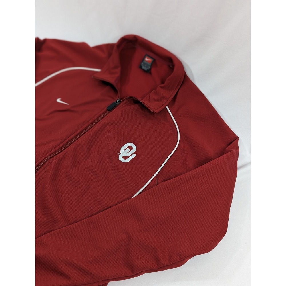 True Vintage Nike Team‎ Swoosh  Full Authentic Training Oklahoma Sooners Large